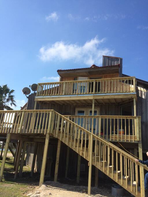 view of the 2nd and third floor balconies