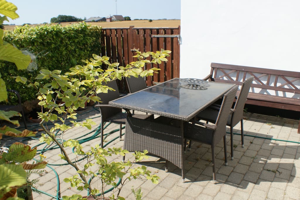 Terrasse med skøn udsigt