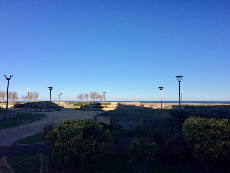 accès plage
