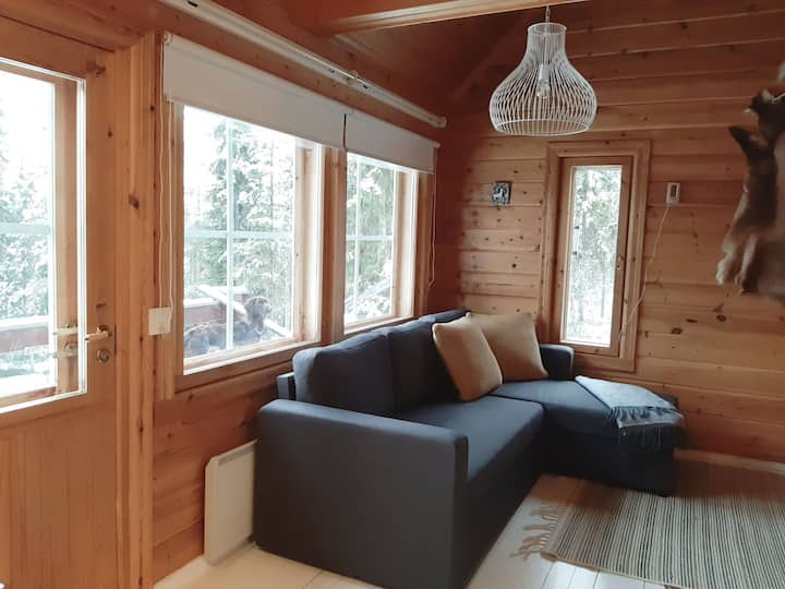 Pähkinäniemi, Tunnelmallinen Hirsimökki Kuusamossa - Kuusamo