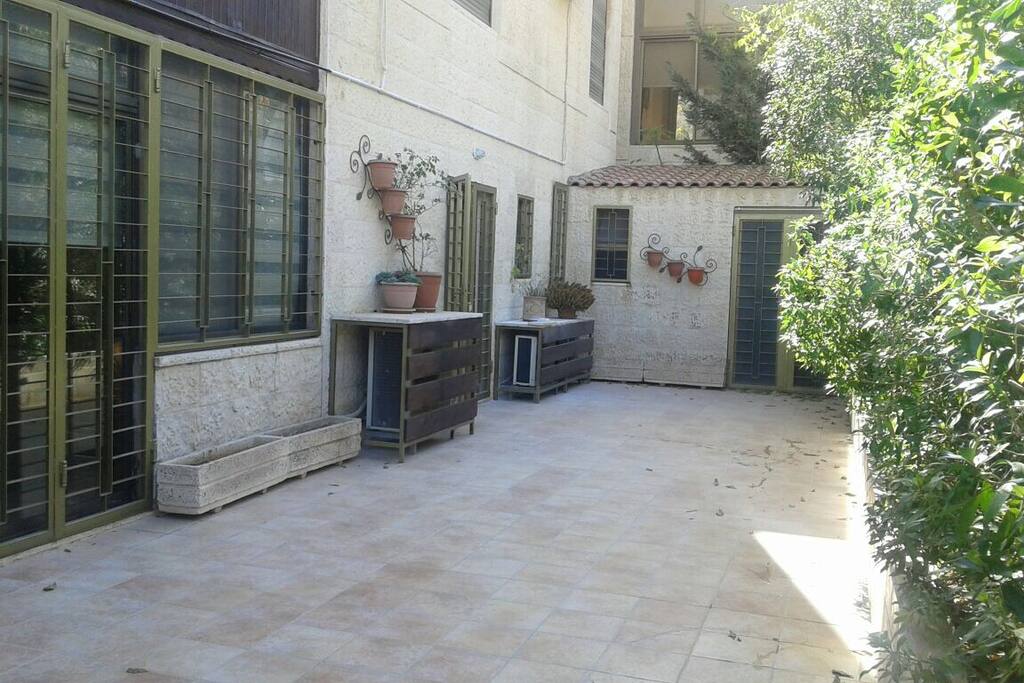 Private Terrace with patio furniture.