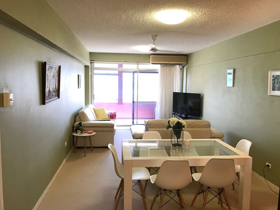 Lounge room and dining area
