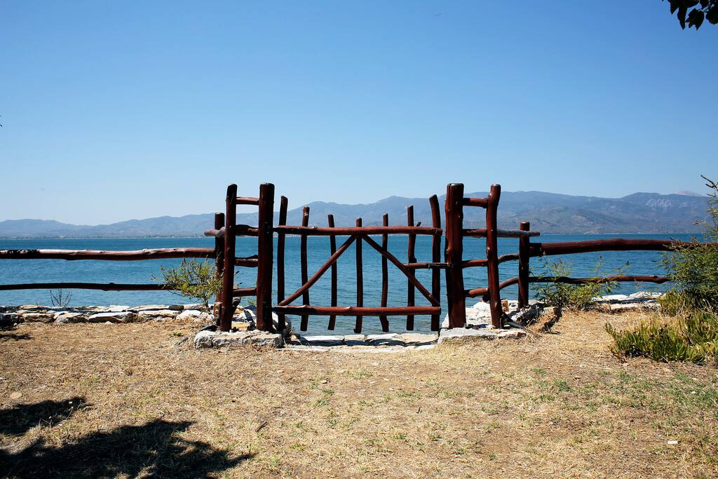 The gate to the beach