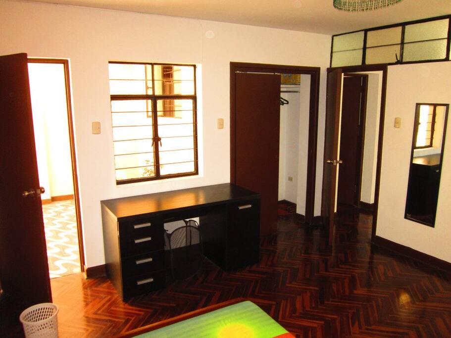Large Bedroom with patio - first floor.