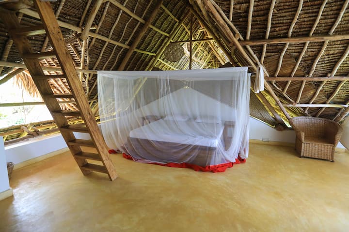 Upstairs bedroom in the main part of the house