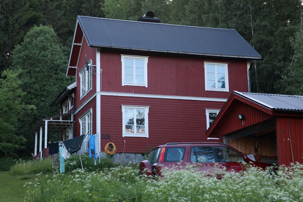 Carport and house