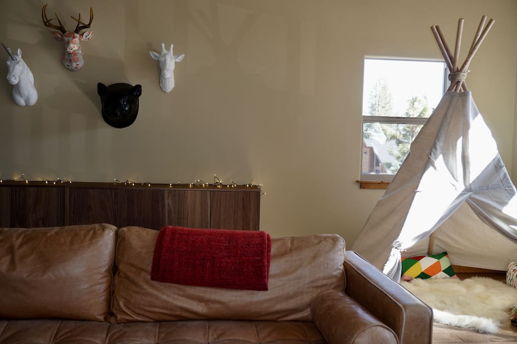 Animals and teepees