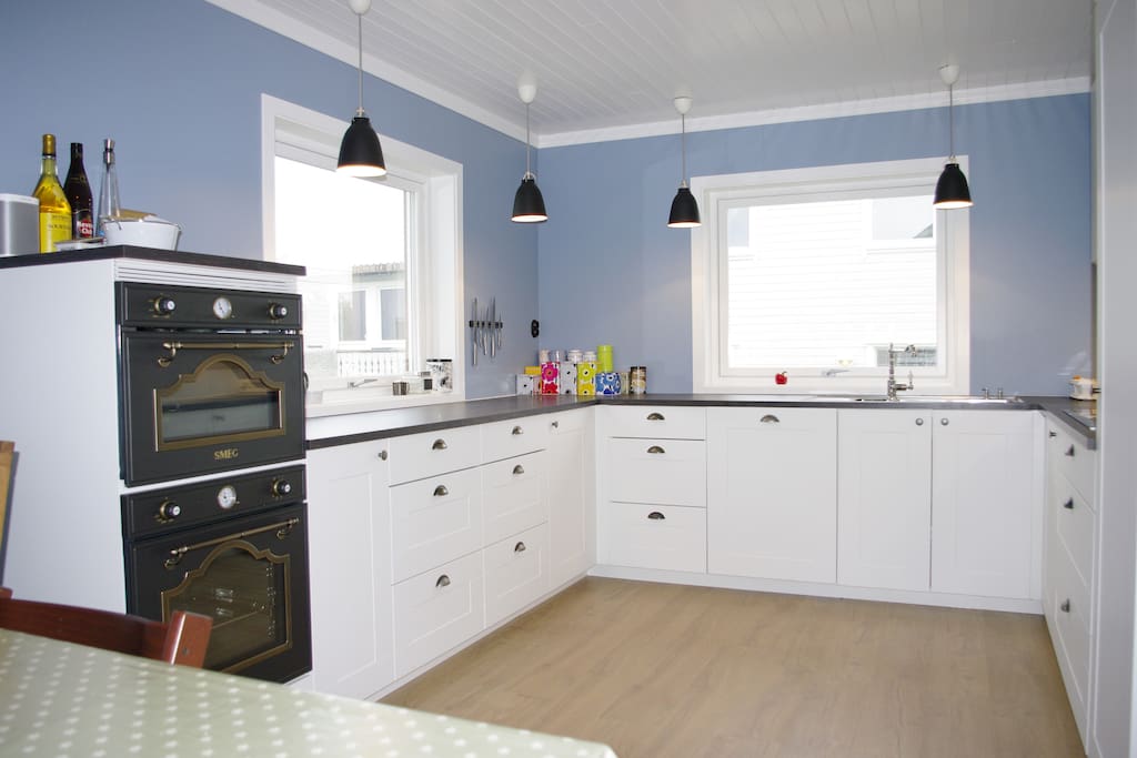 Large and well equipped kitchen