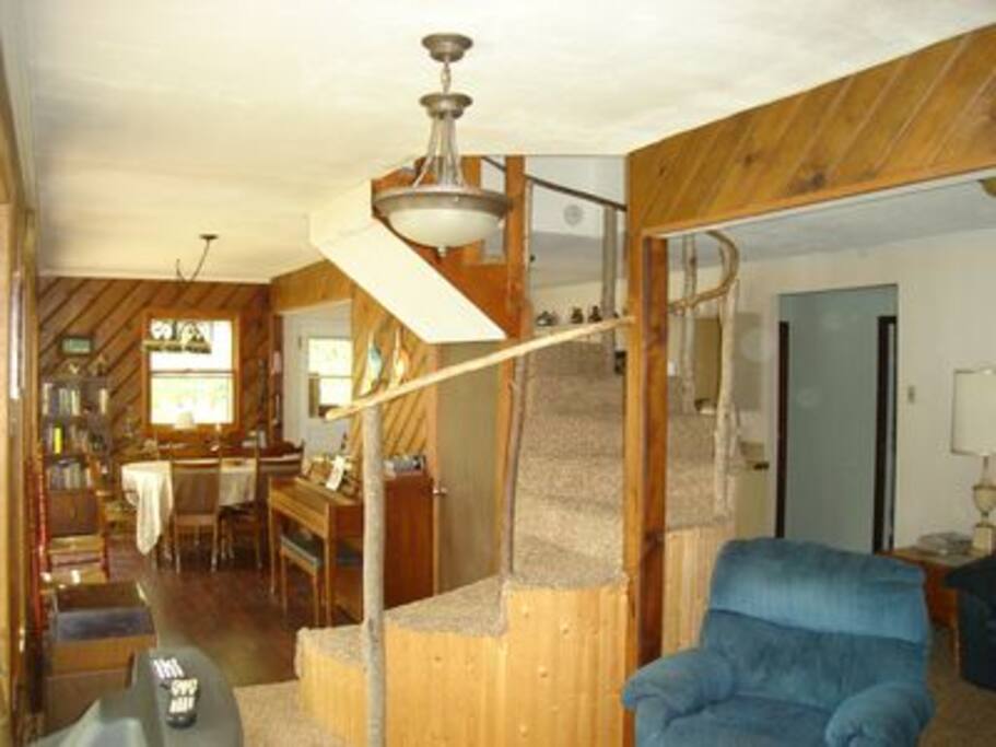 Living room into Dining room