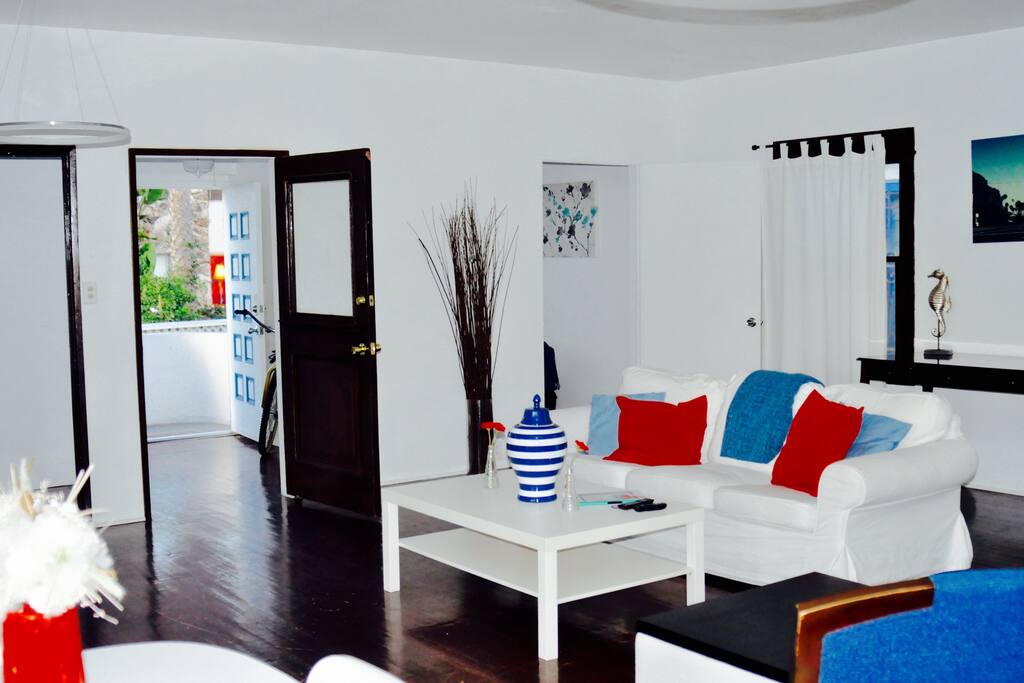 Living Room to large front patio