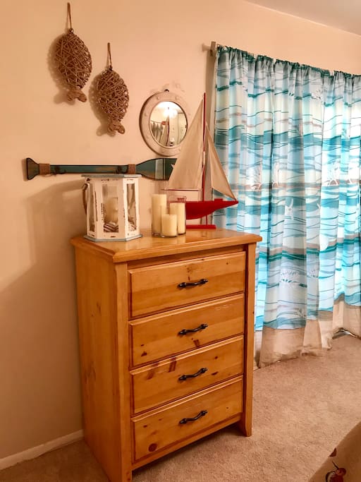 Plenty of space to unpack and make yourself at home.