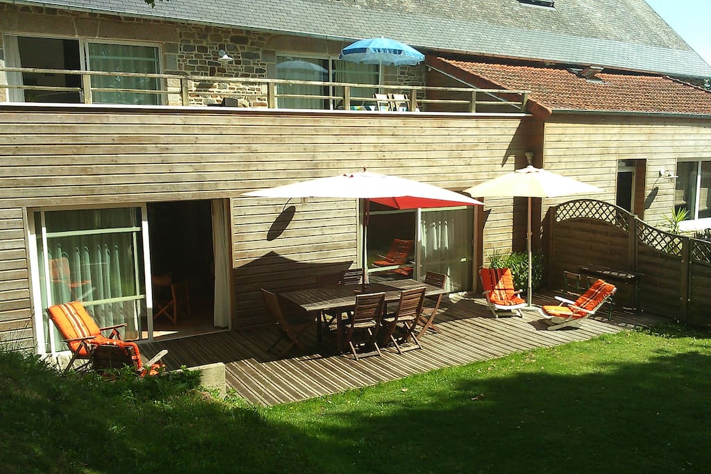 Terrasse côté jardin