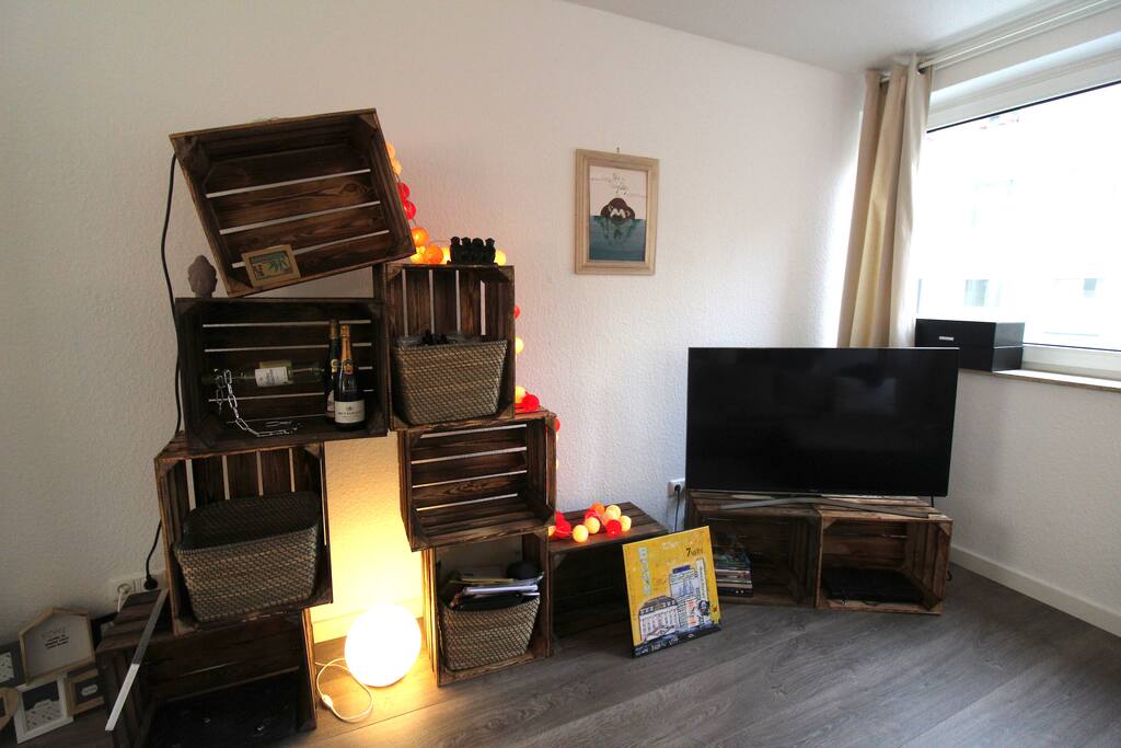 Enjoy watching some TV in the evening.