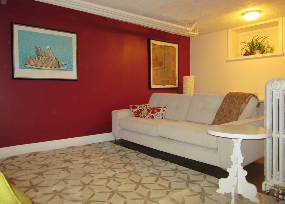 Spacious living room