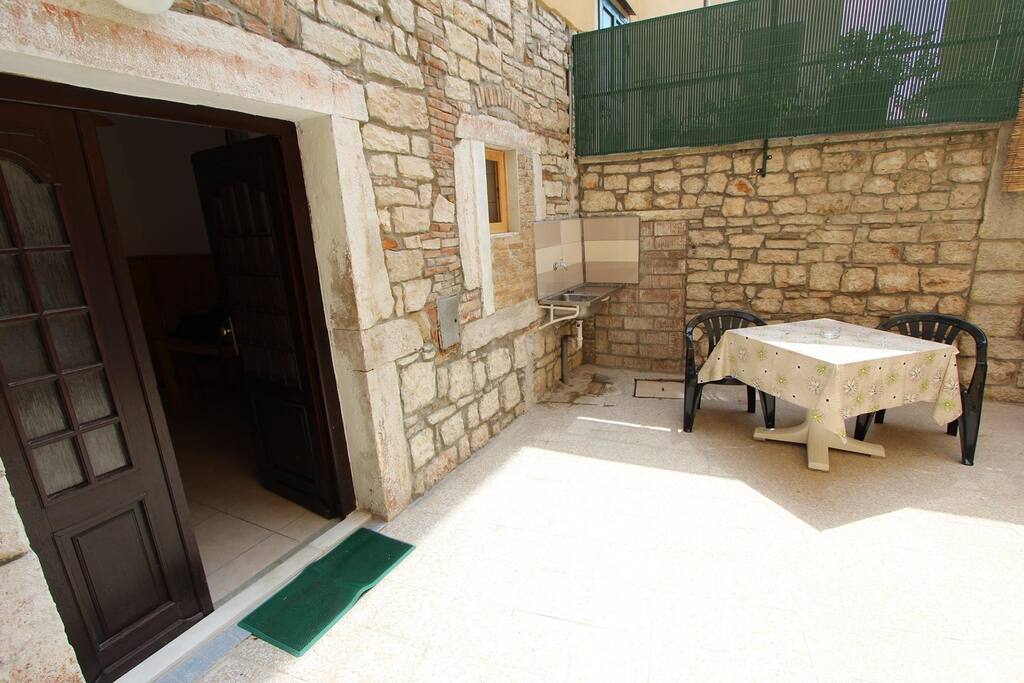 Pupa Rovinj vacanze alloggi Strand apartmanok unte