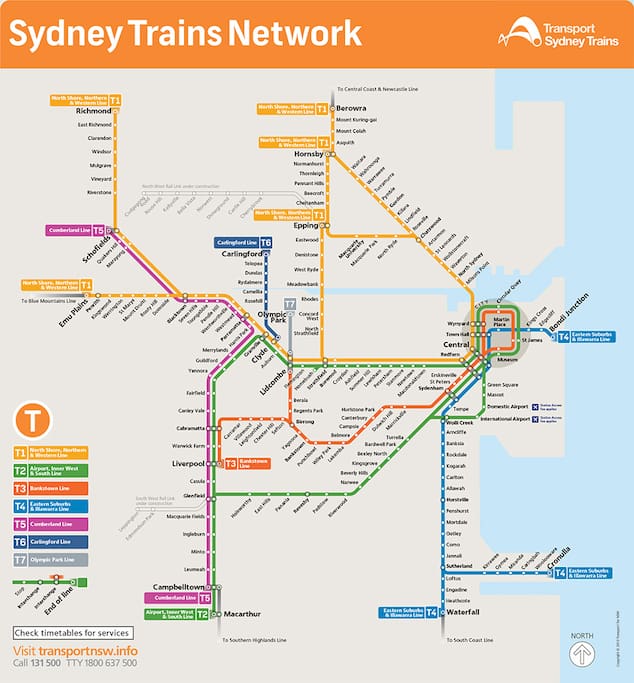 45 min to city by train
60 min to airport
Green line