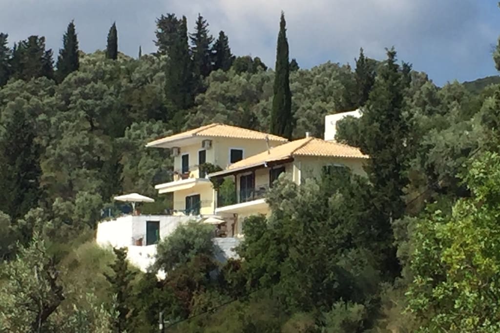 Nestled in to Olive Groves, a peaceful spot just above the Melissa Gorge.