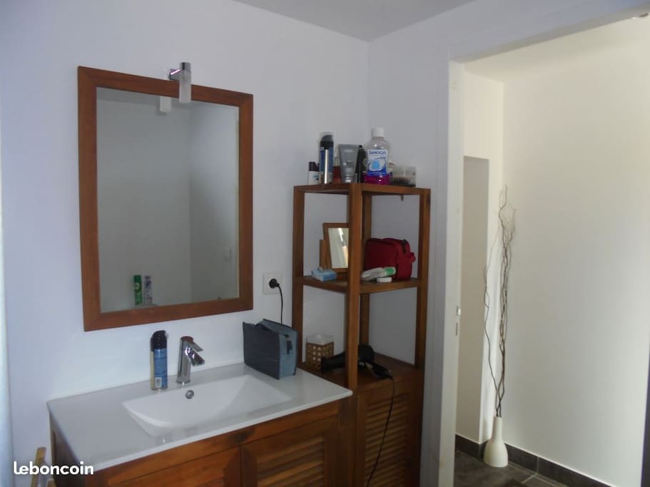Salle de bain avec douche à l'italienne
