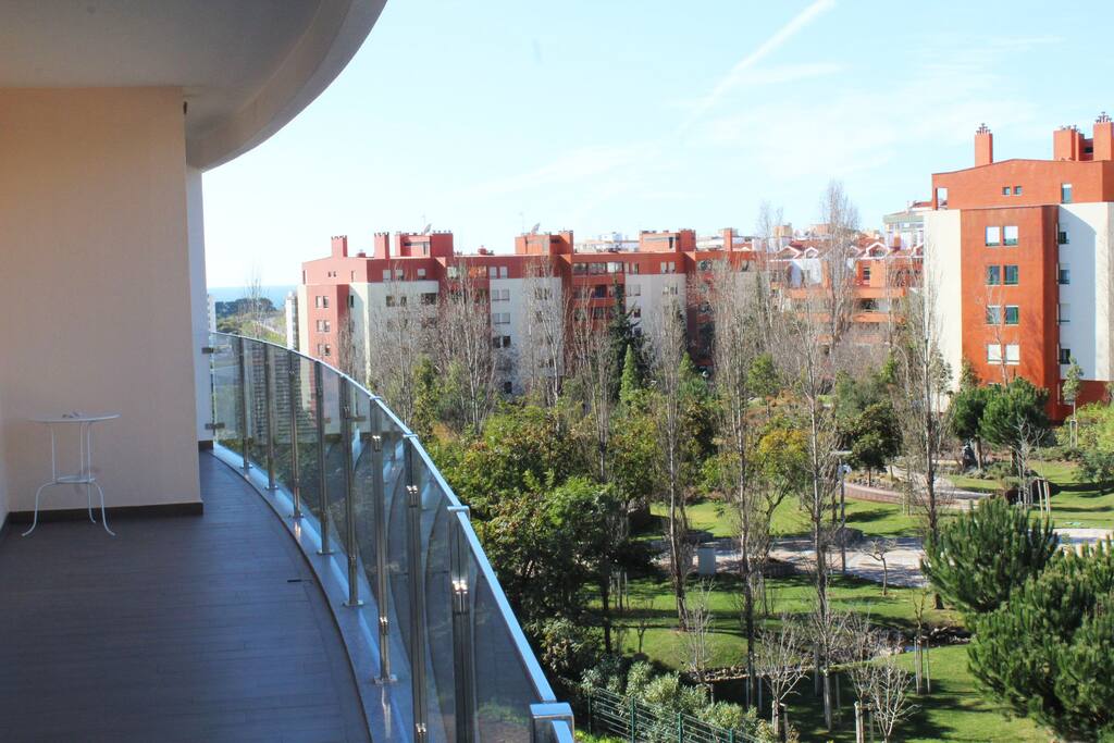 Awesome Balcony with a View to " Park of the Poets"