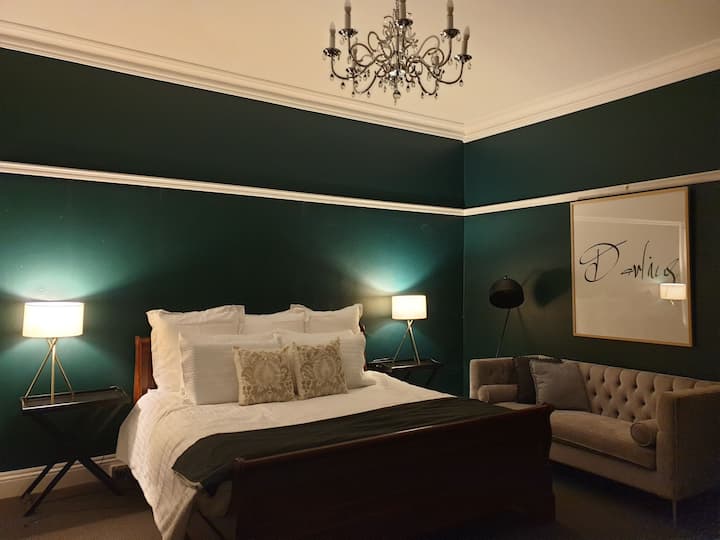 Master bedroom with King size bed