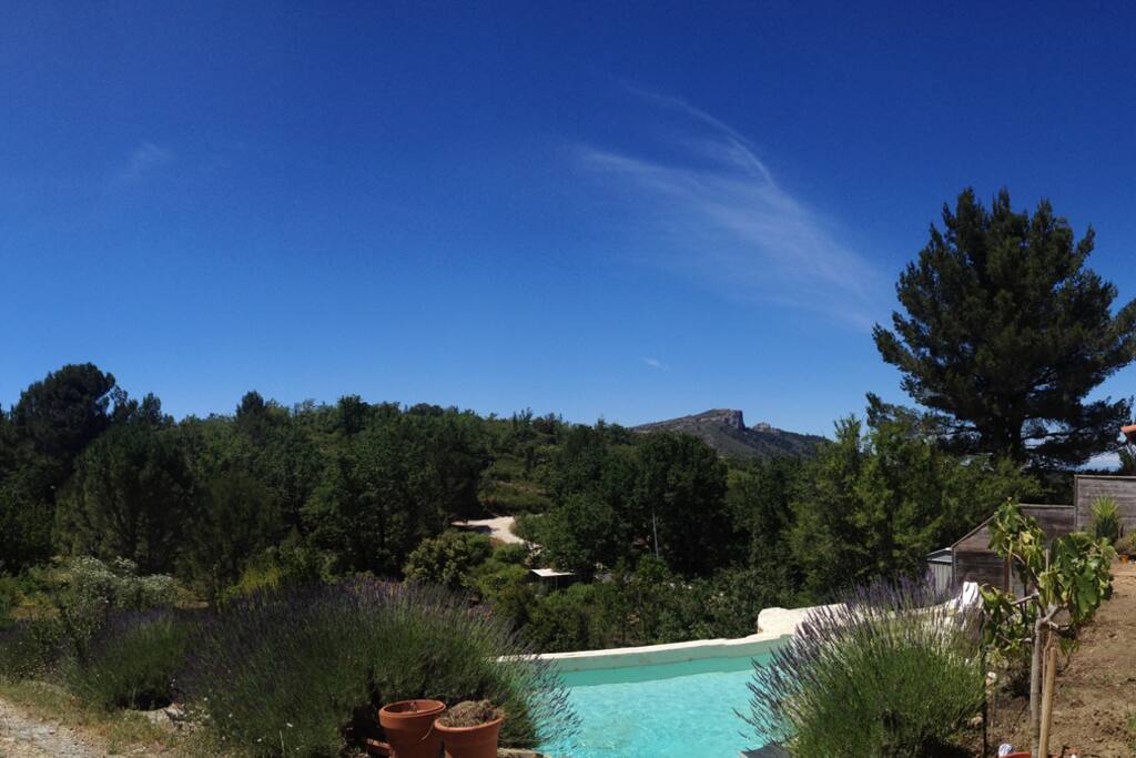 Vue de l'extérieur depuis la terrasse