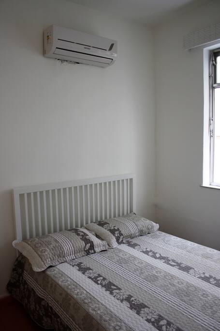 Double bed, super comfy and clean!
