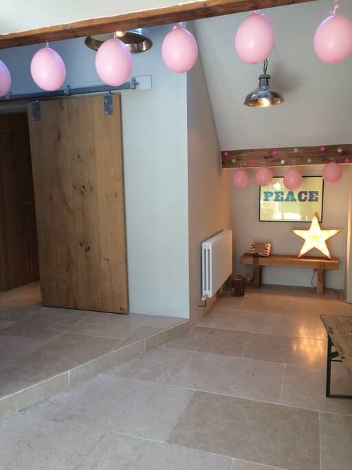Entry Hall, with full larder space on the left hand side