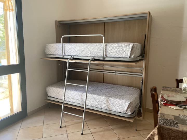 Two-room apartment with Garden