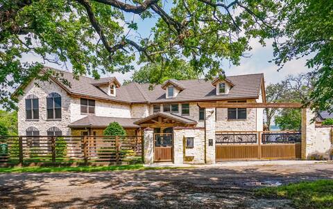 Amazing lakefront home with custom boat dock.