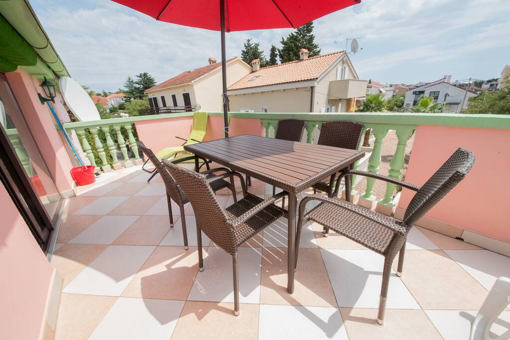 Large apartment terrace