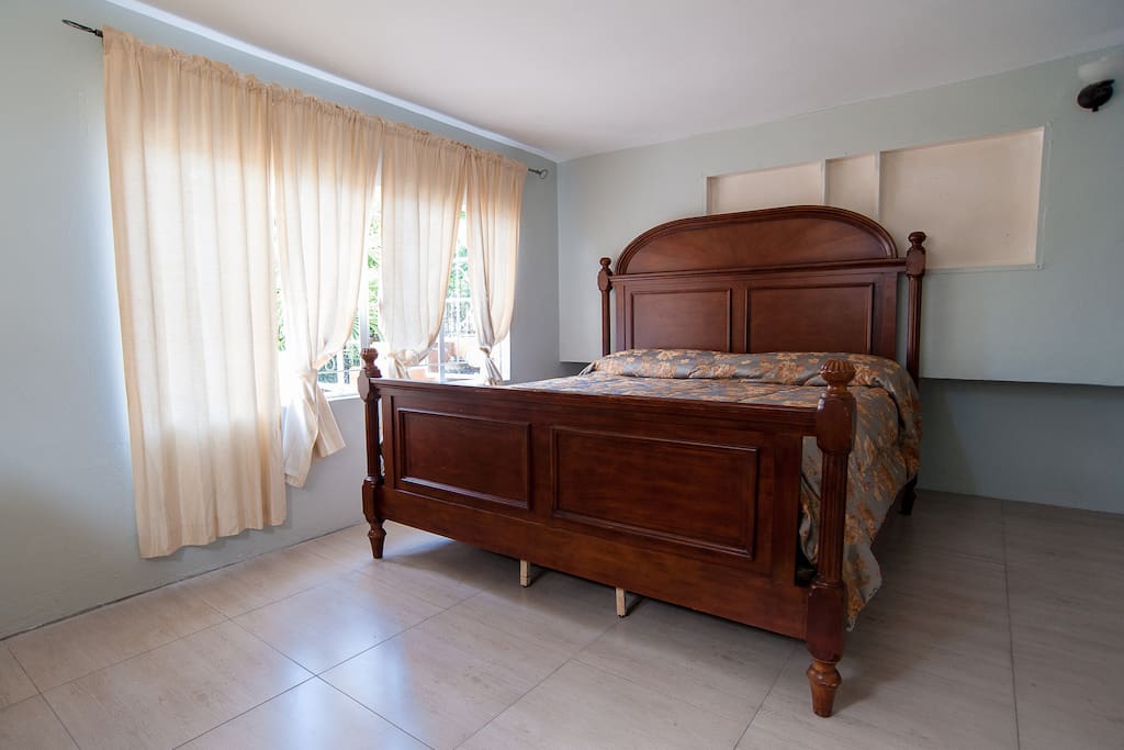 Master bedroom with comfy King size bed