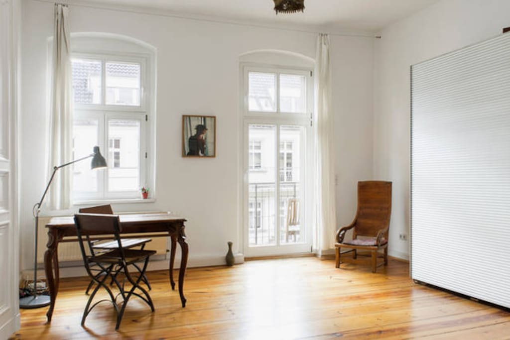 living room with access to the balcony