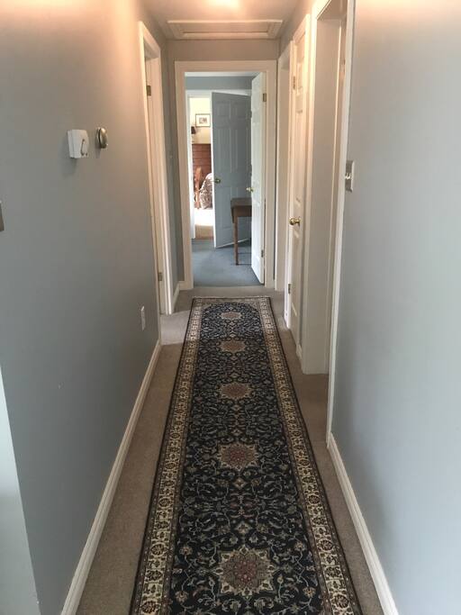 Hallway leading to bedroom