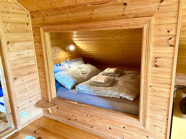 Innebygd dobbeltseng 