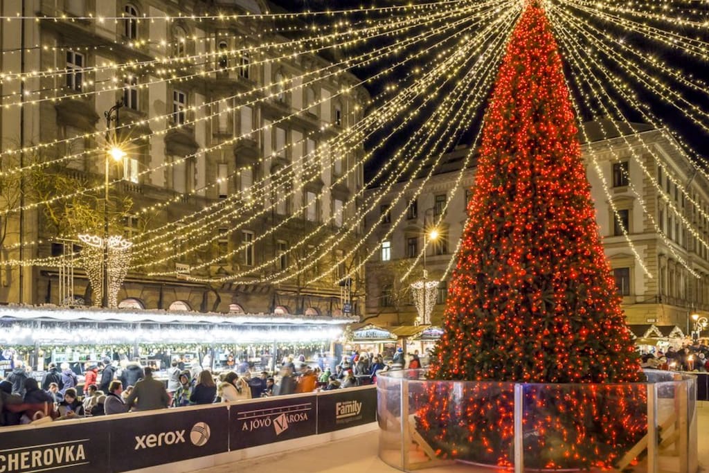 Traditional Christmas Market in Budapest