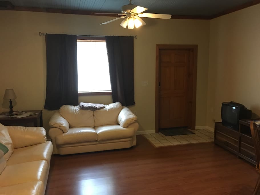 Living room - common area with kitchen