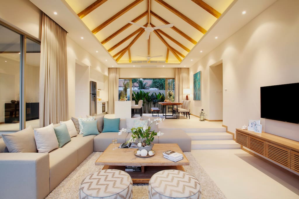 Living-kitchen space