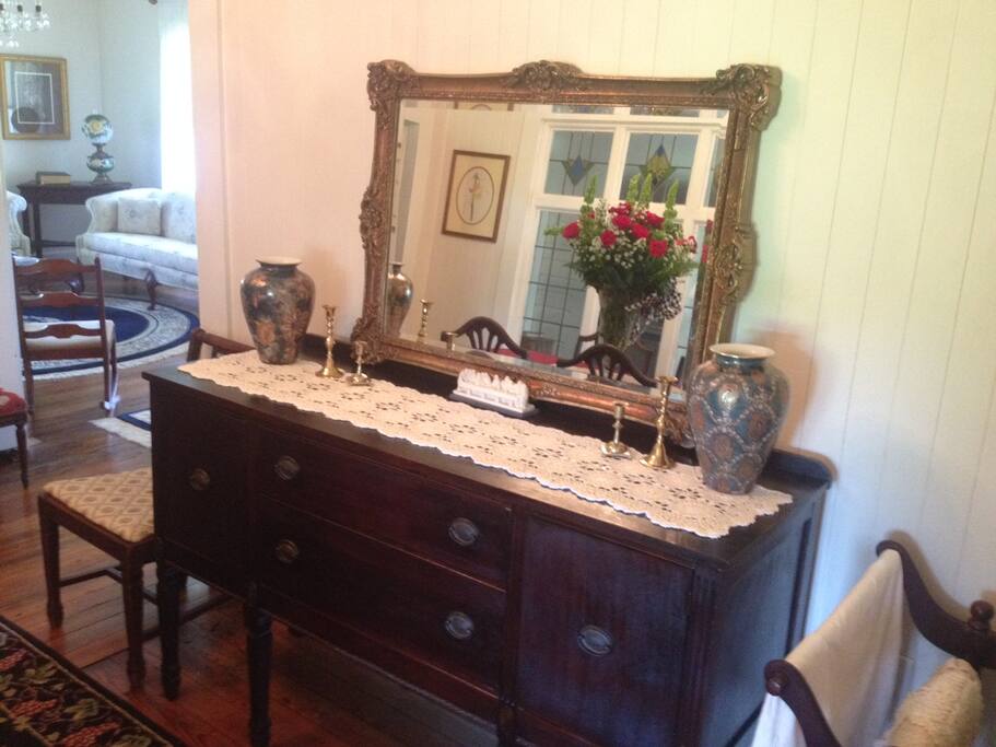 Buffet in the Dining Room