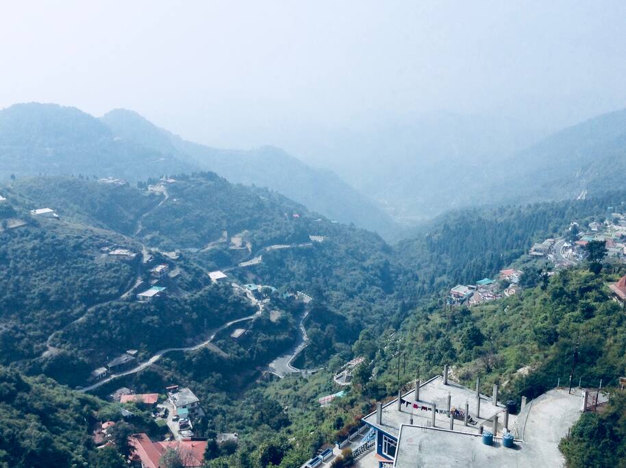 View from the balcony