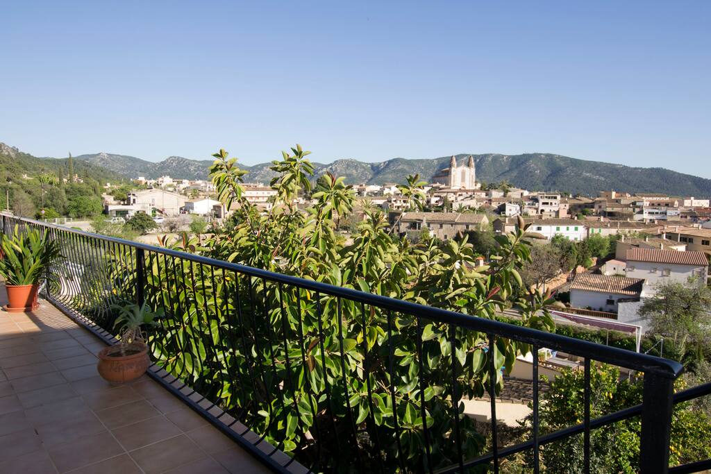 Terraza con increíbles vistas