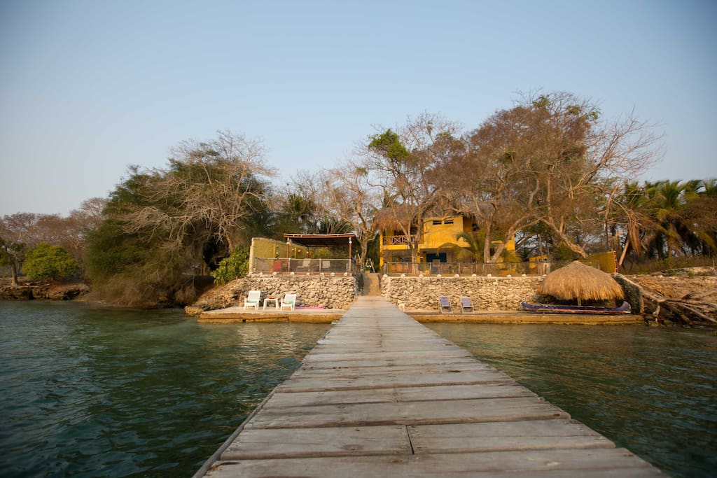 From the dock