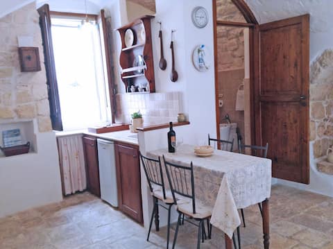 Traditional White House in Center