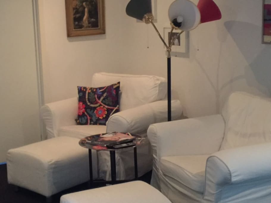 Lounge connected to master bedroom