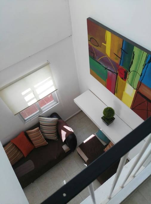 Vista de sala desde primer psio