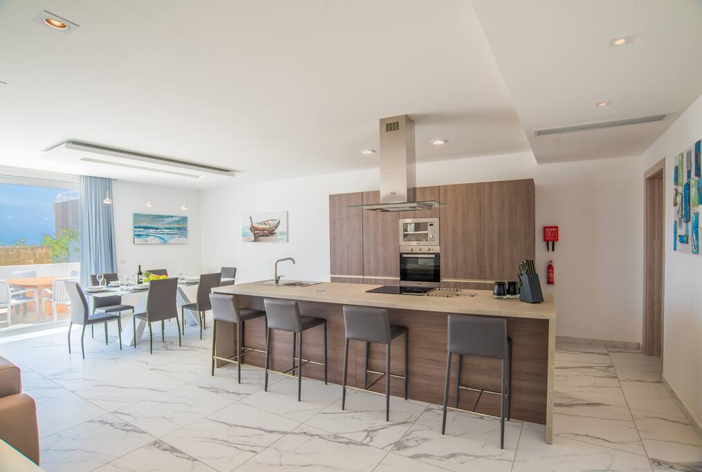 Kitchen and Dining Area