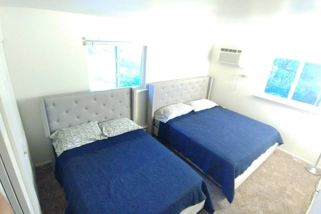 Master Bedroom. King and full sized beds. With comfortable memory foam toppers.