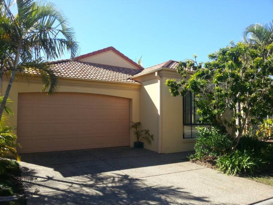 Front view of the house