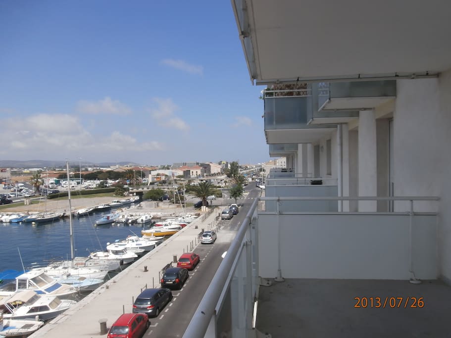 vue de droite de la terrasse