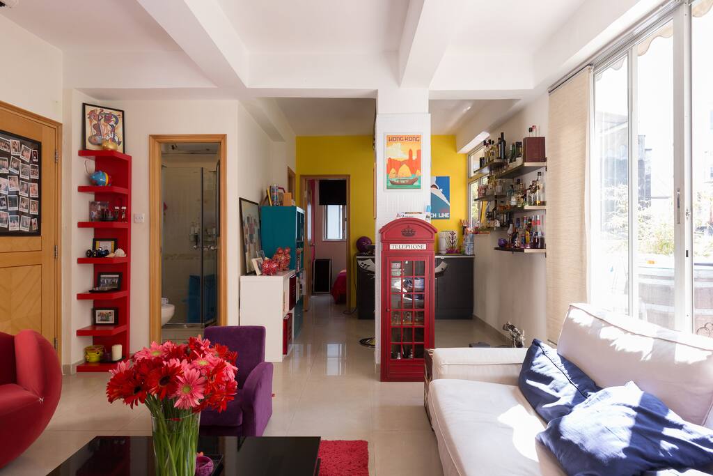 The living room