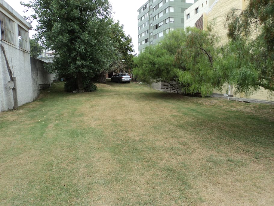Importante parque con sombra